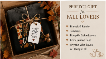 Fall Vibes Crewneck Sweatshirt | Cozy Autumn Sweatshirt for Women | Cute Pumpkin & Leaves Graphic Sweatshirt | Soft Unisex Fall Pullover