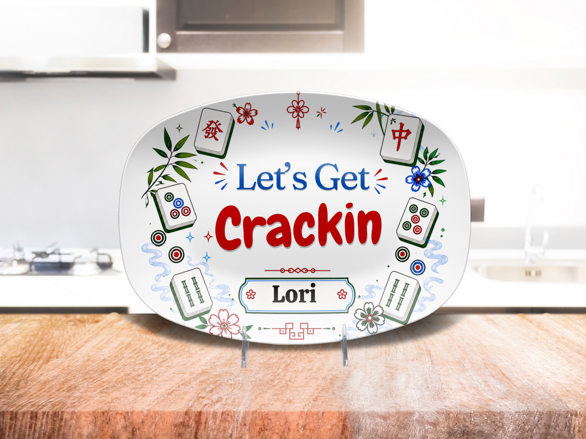 Let's Get Crackin Platter