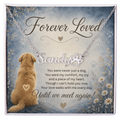 Personalized Dog Name Paw Print Necklace | Pet Memorial Gift