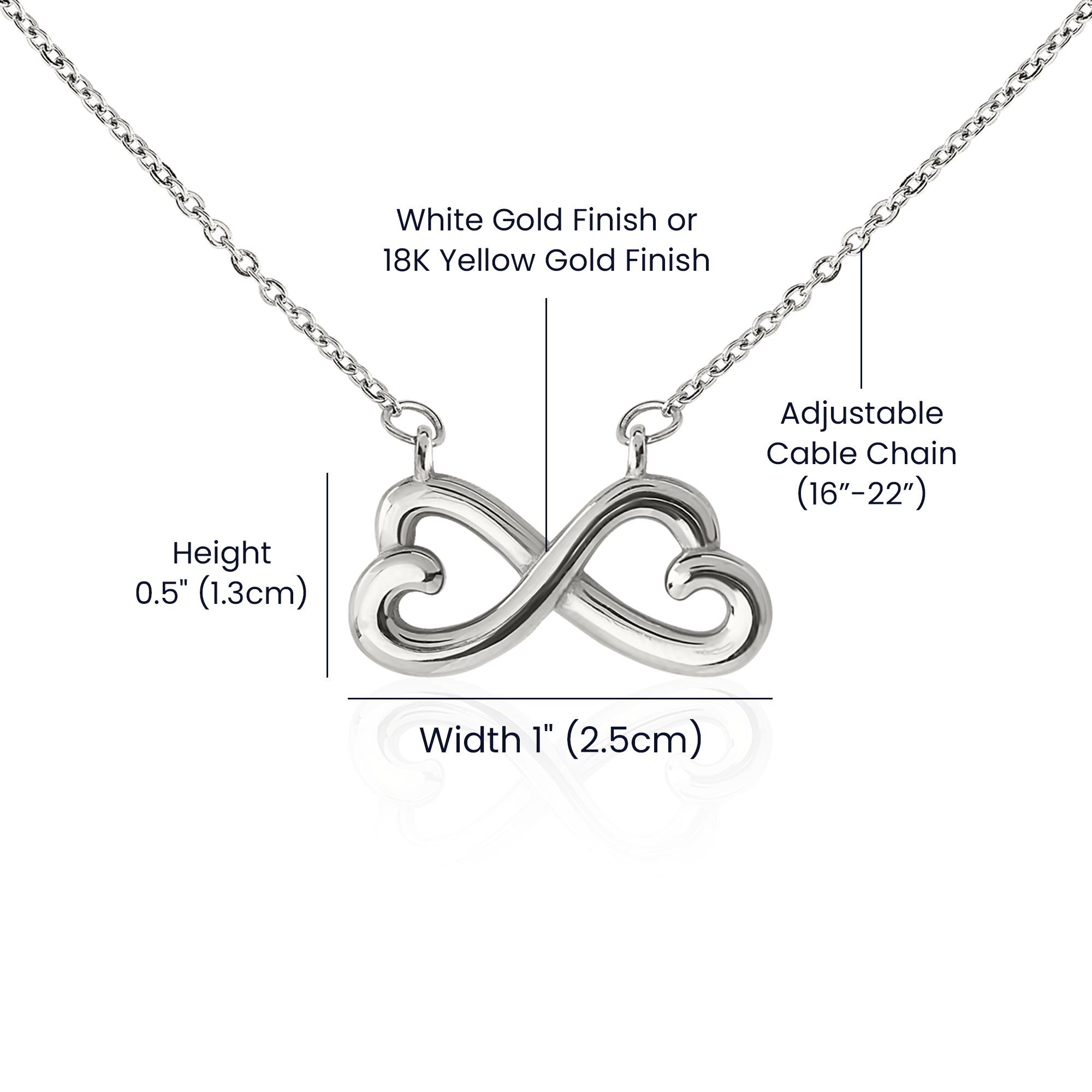Middle Child™ Love Knot Necklace | Funny Gift for Mom from Middle Child | Birth Order Necklace | Humorous Message Card with ShineOn Necklace