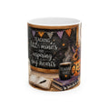 Teaching Little Minds Halloween Mug – Fall Teacher Coffee Cup | 11 oz & 15 oz