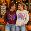 Spooky Besties Halloween Sweatshirt | Cute Matching Best Friend Crewneck |Heavy Blend™ Crewneck Sweatshirt